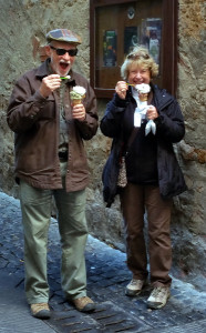 A quick gelato break before heading back to the resort.
